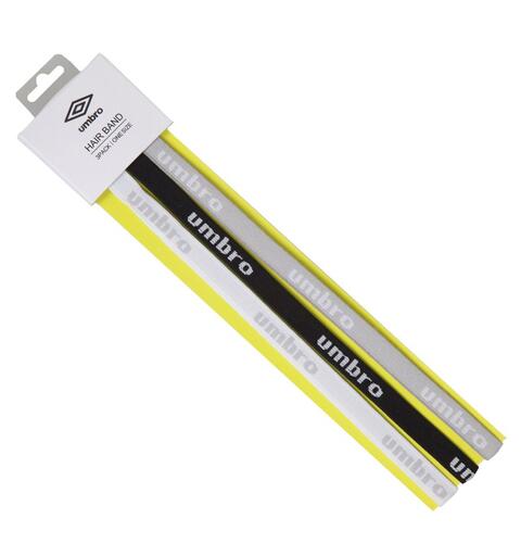 UMBRO Core Hair Band 3 pk Ass. 0 Pakke med 3 elastiske h&#229;rb&#229;nd